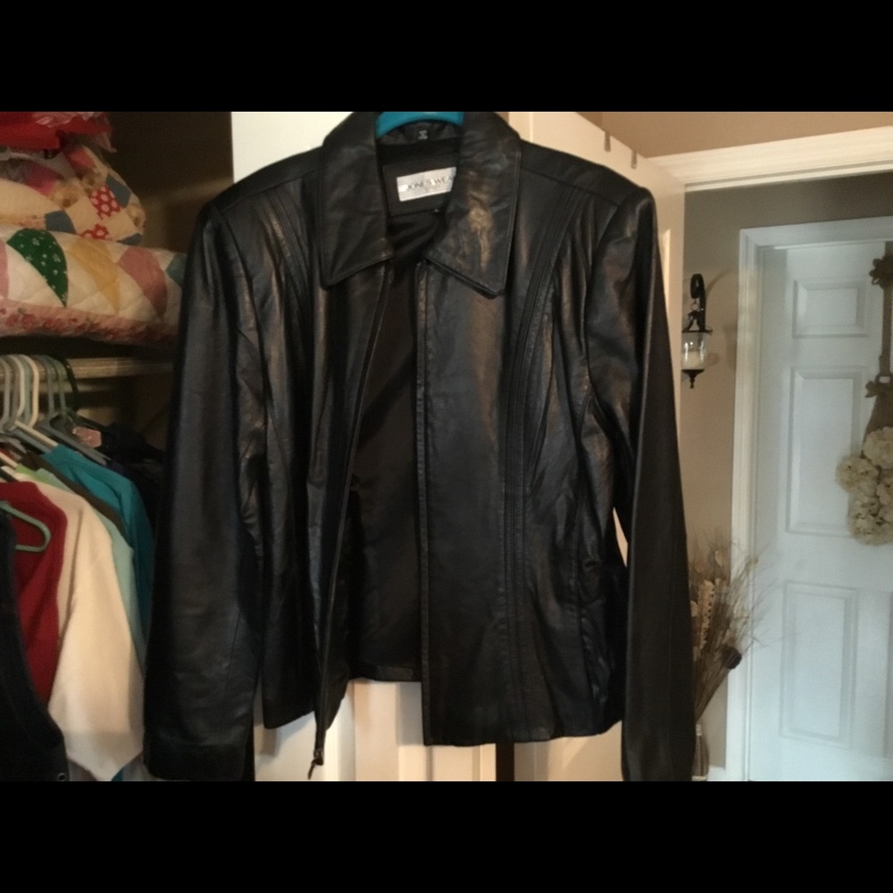 Leather jacket